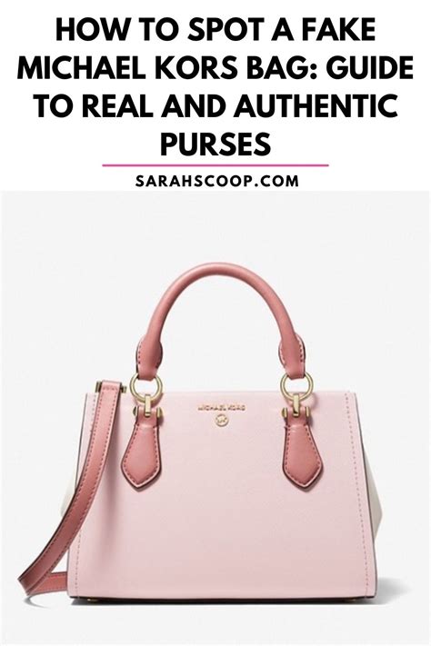 how to spot fake michael kors hamilton bag|how to tell michael kors purses.